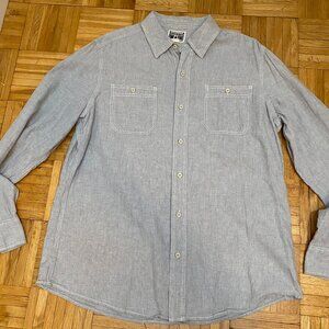 Converse One Star Button Down Long Sleeve Shirt - Seersucker